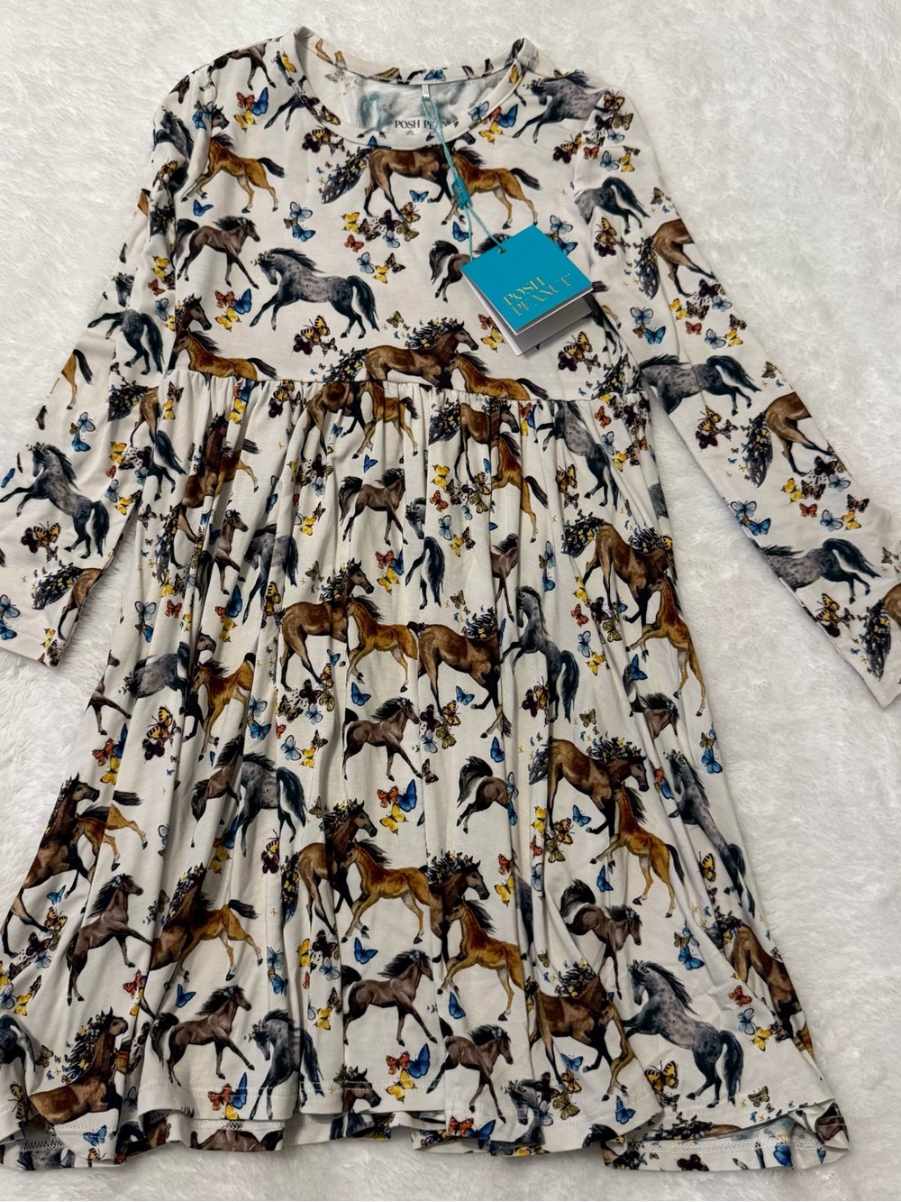 Posh Peanut Claire Long Sleeve Dress